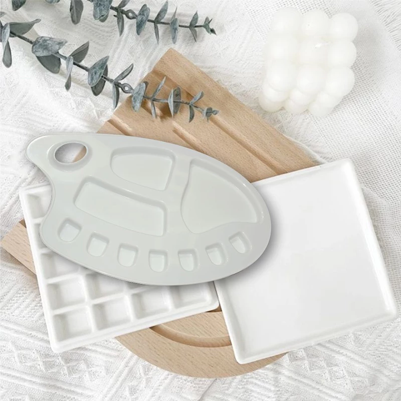 Versatile Artist Painting Palette 1 Jb Stationers A white color mixing palette