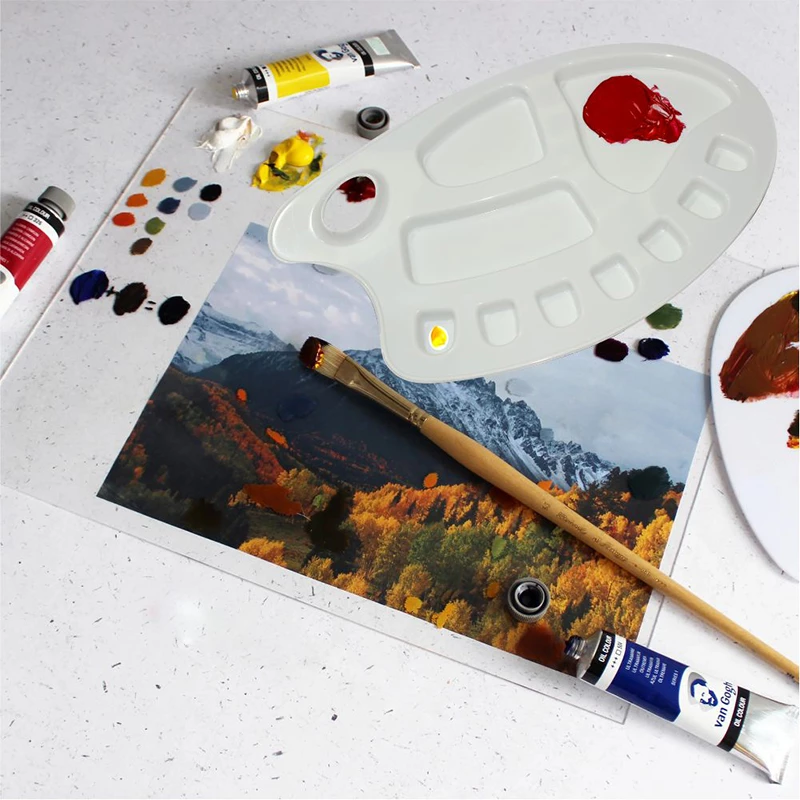 Versatile Artist Painting Palette 2 Jb Stationers White color mixing palette