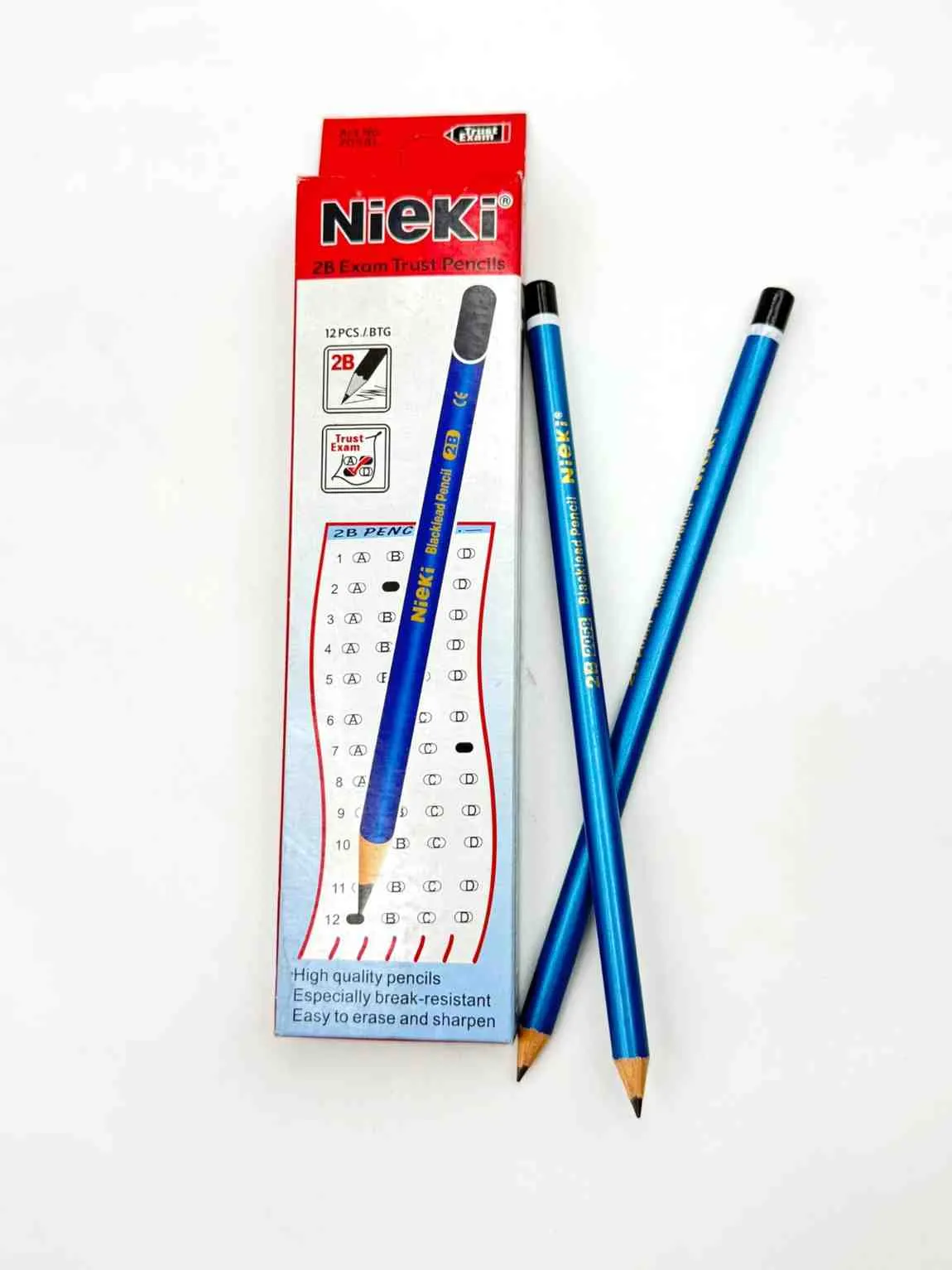 Japanese Nieki 2B Blacklead Pencils (12 Pcs/Box) 1 Jb Stationers Neiki lead pencil