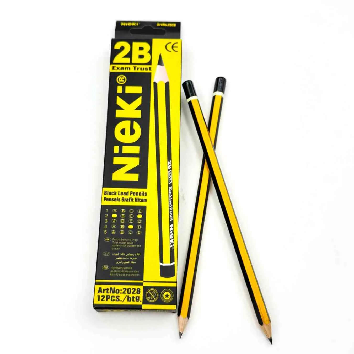 Japanese Nieki 2B Blacklead Pencil (12 Pcs/Box) 1 Jb Stationers Neiki blacklead graphite pencil