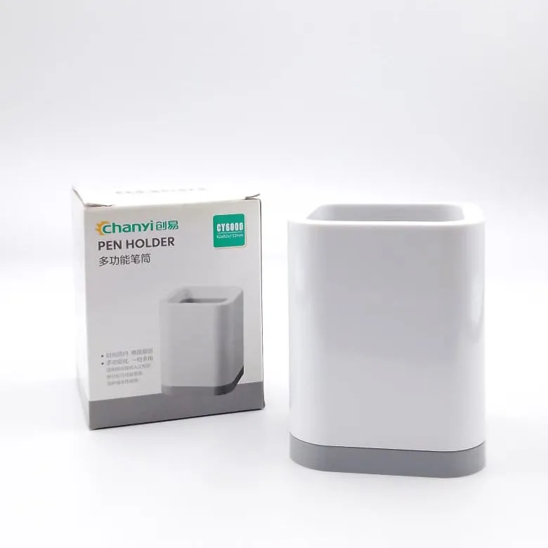 The Sleek Modern Pen & Pencil Holder Jar- School, Office and Home Use 1 Jb Stationers Pen holder pencil jar