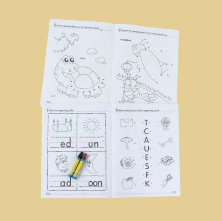 Writing and Activity Book "Learn & Play" for Kids (Ages 3-7) 6 Jb Stationers Writing & activity book for kids