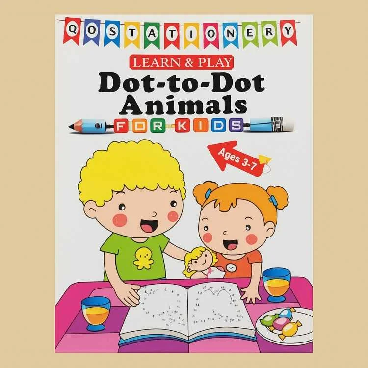 Writing and Activity Book "Learn & Play" for Kids (Ages 3-7) 3 Jb Stationers Writing & activity book for kids