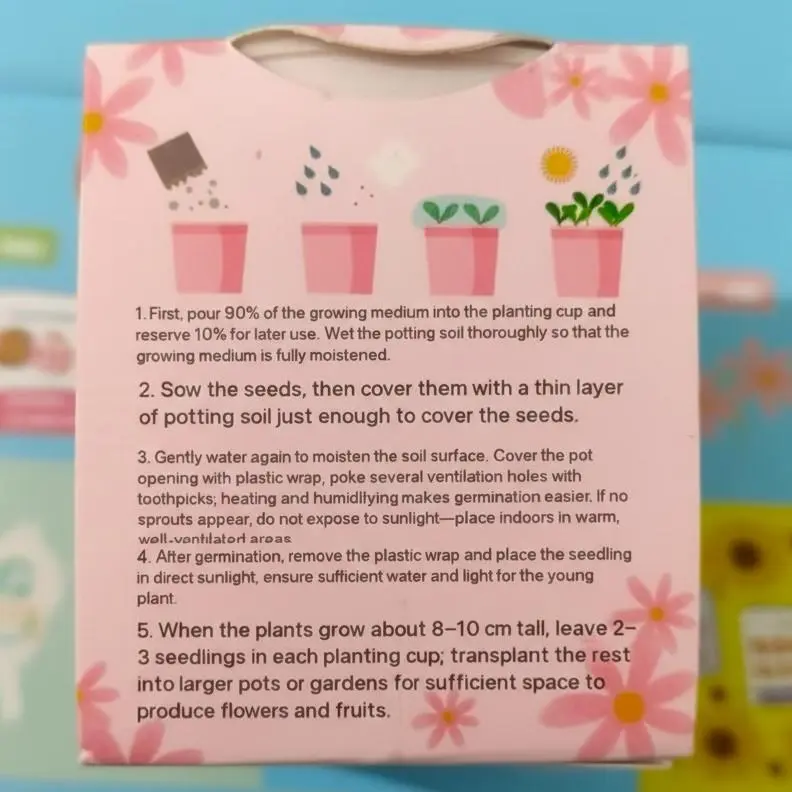 "Flower Planting Kit" for Beginners Come and Plant! 3 Jb Stationers "Flower Planting Kit for Beginners"