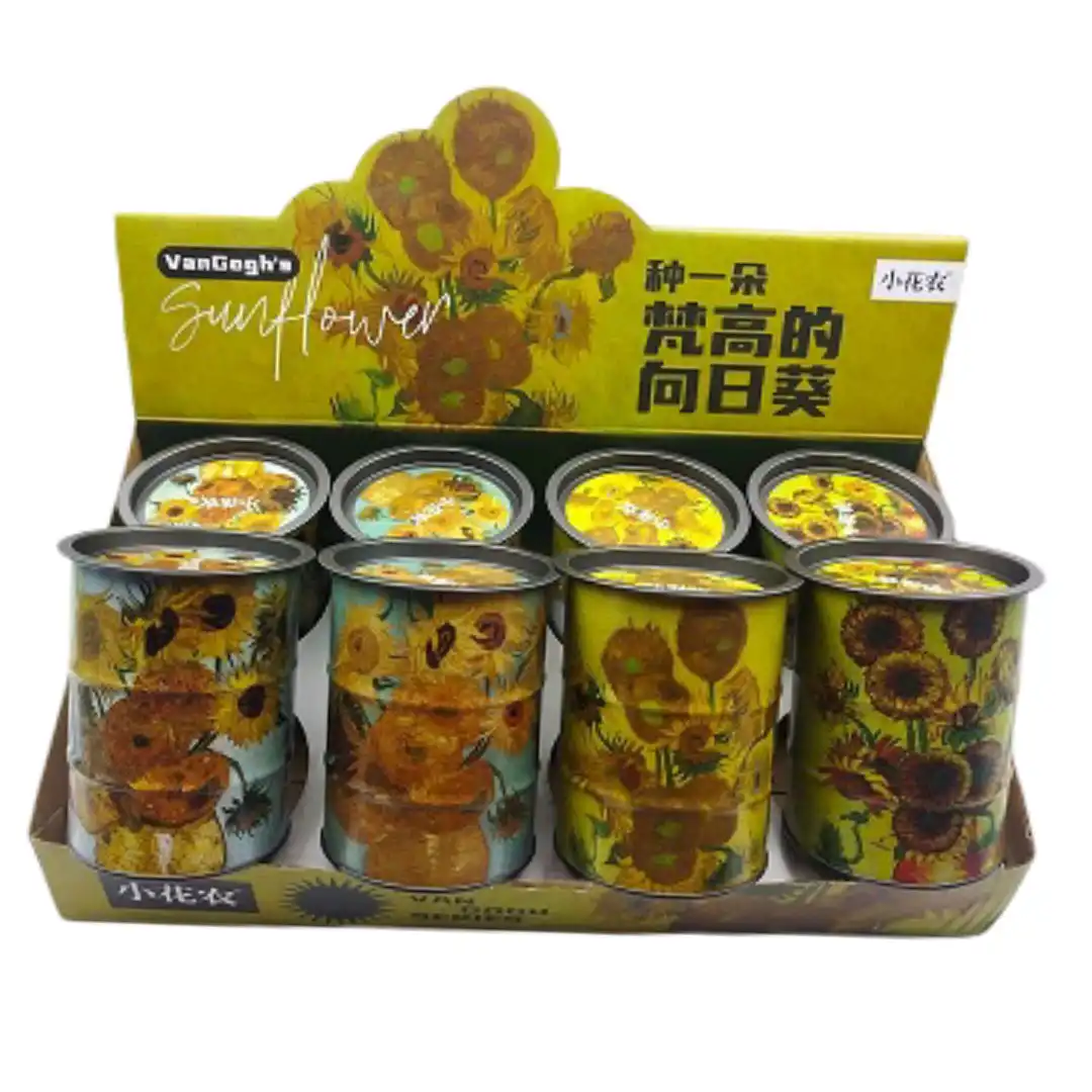 Little Flower Farmer® "Oil Drum Garden" Kit – Grow Your Own Sunflower 1 Jb Stationers Tin Can Garden Kit