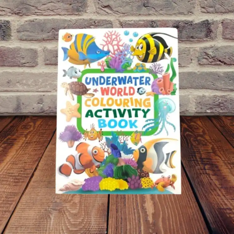 Kids' Themed Coloring Activity Book Series - Vehicle, Dinosaurs, Insect, UnderWater World 3 Jb Stationers Kids' Themed Coloring Activity Book