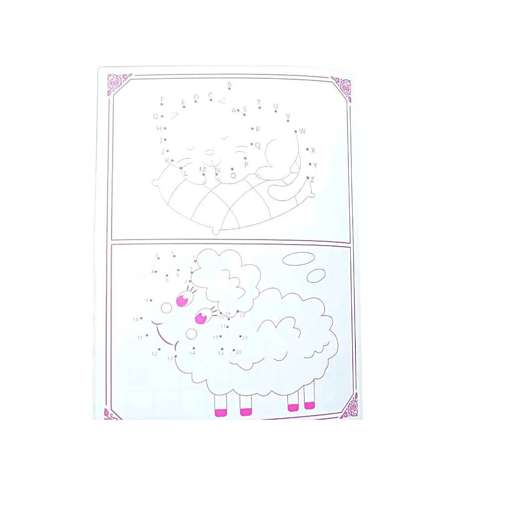 5-in-1 Kids' Activity & Coloring Book With Stickers 7 Jb Stationers 5 in 1 Kids' Activity & Coloring Book