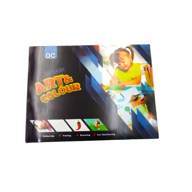 Dynamic Art & Colour Book (Level OA / OB / OC) – 4-in-1 Colouring, Tracing, Drawing & Free Hand Activity Book for Kids 3 Jb Stationers Dynamic Art & Colour Book