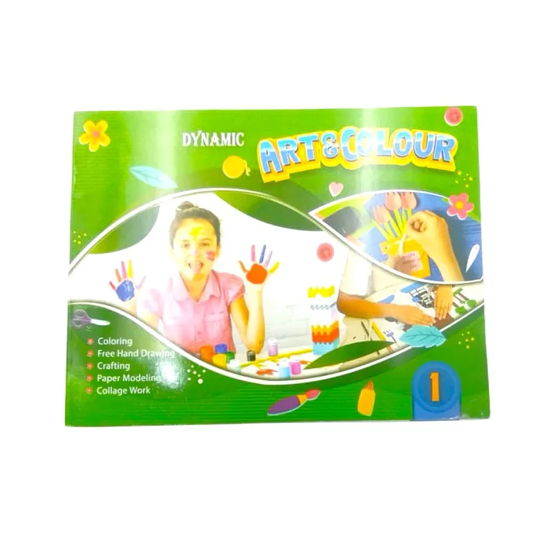 Dynamic Art & Colour Book (Levels 1–4) – 6-in-1 Creative Activity Book for Kids 1 Jb Stationers Dynamic Arts & Colour Book