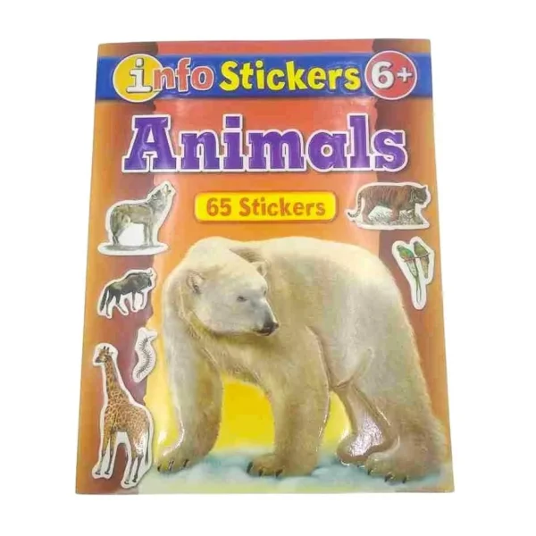 Info Stickers Educational Activity Books