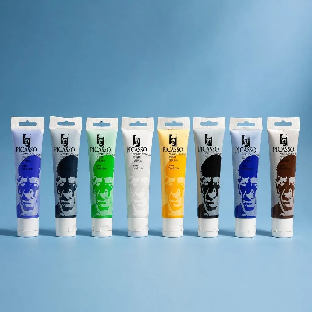 Picasso Acrylic Colour Paint – Premium Artist Paint Tubes (Multi-Color Collection) 1 Jb Stationers Picasso Acrylic Colour Paint