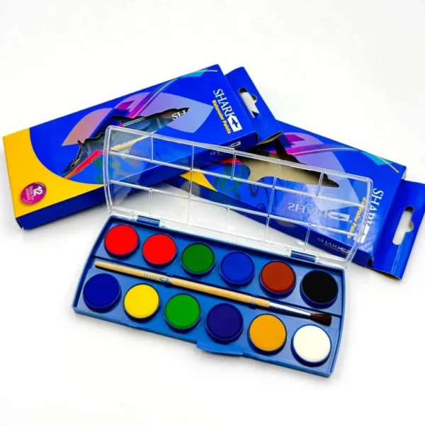 12 Color Watercolor Paint Set