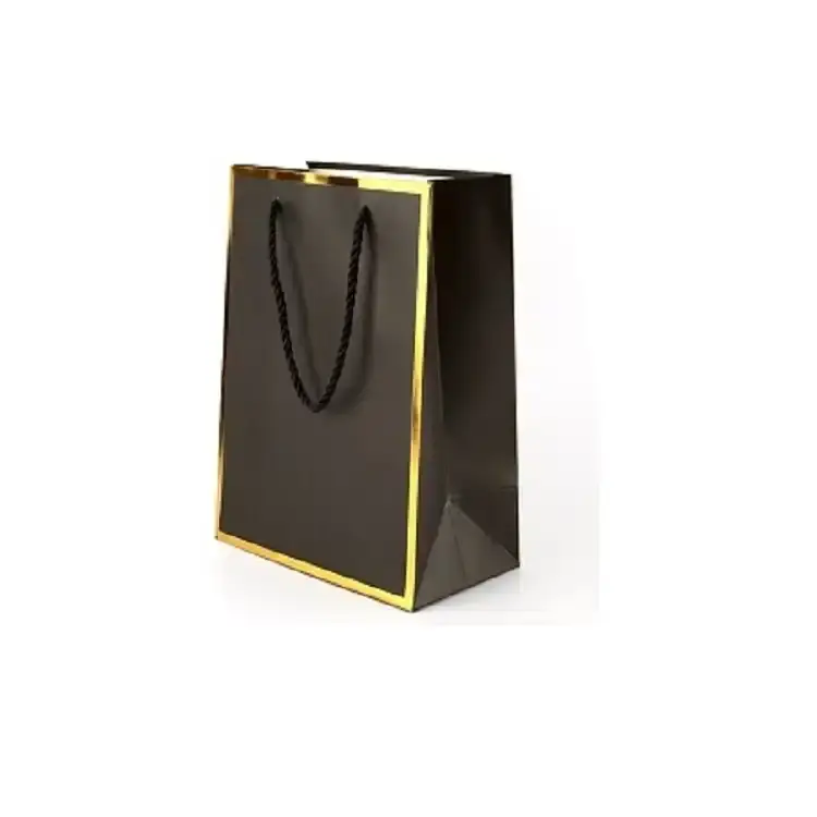 Luxury Glossy Gift Bags with Golden Border 3 Jb Stationers Glossy Gift Bags