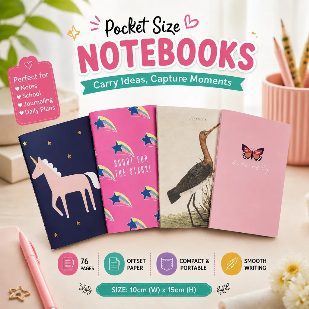 Imported Pocket Notebook 1 Jb Stationers Cute Pocket Notebooks