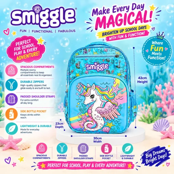 Smiggle Unicorn School Bag