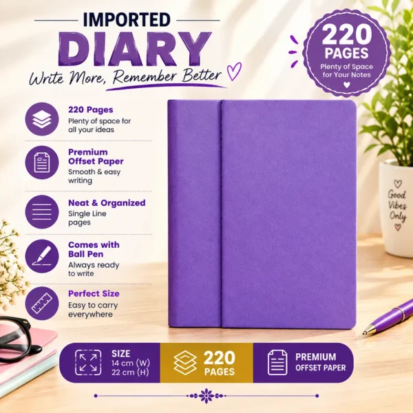 Premium Imported Diary