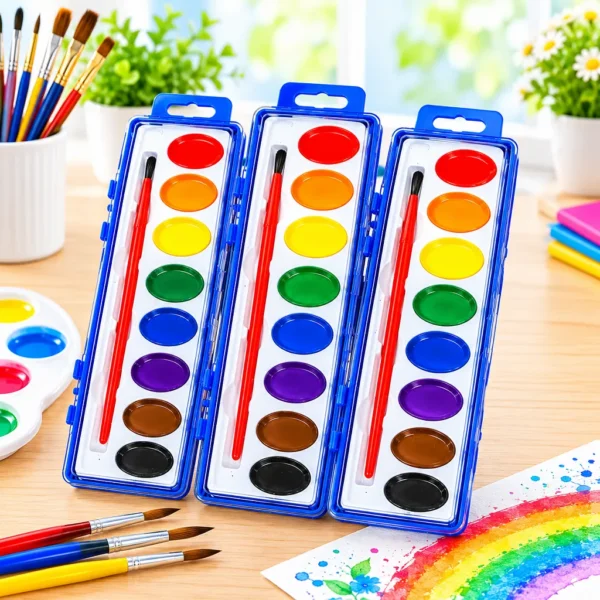 Home 27 Jb Stationers 8 Watercolor Paint with Brush