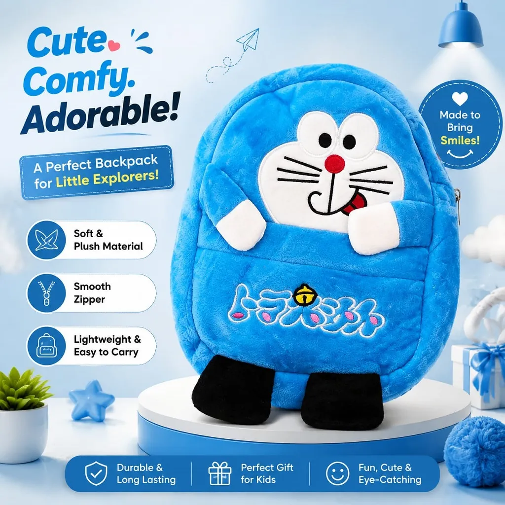 Adorable Cartoon Stuff Bag 1 Jb Stationers Adorable Blue Cartoon Stuff Bag