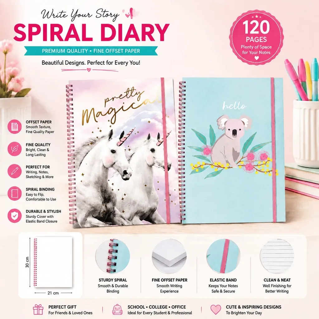 Premium Spiral Notebook 1 Jb Stationers Premium Spiral Notebook