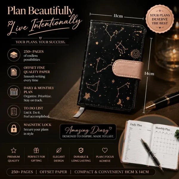 Amazing Premium Pocket Planner Diary