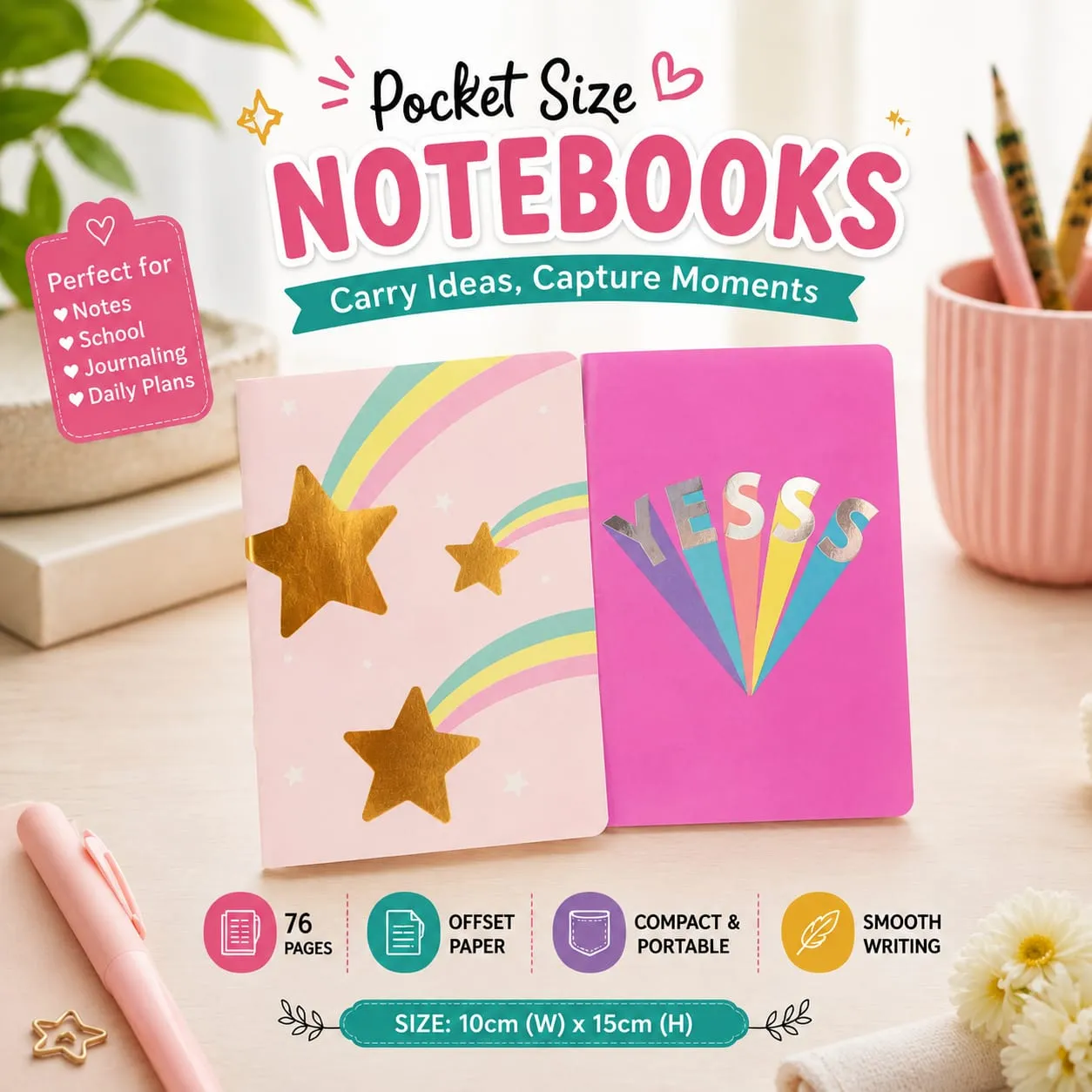 Imported Pocket Notebook 3 Jb Stationers Imported Pocket Notebook