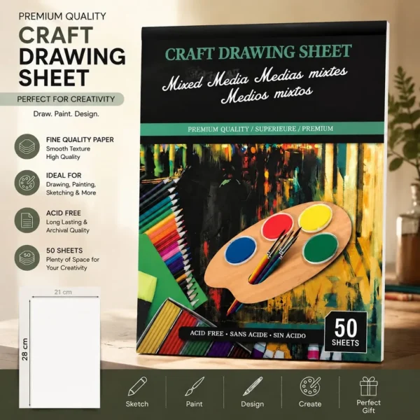 Premium Craft Drawing Sheets