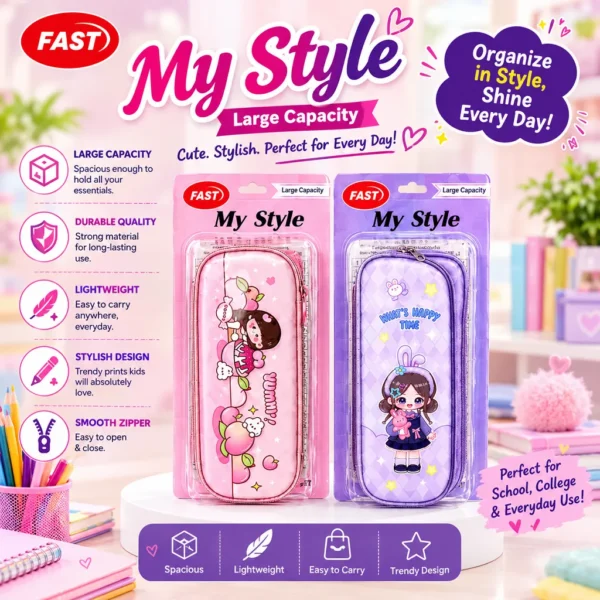 Pastel Pencil Case
